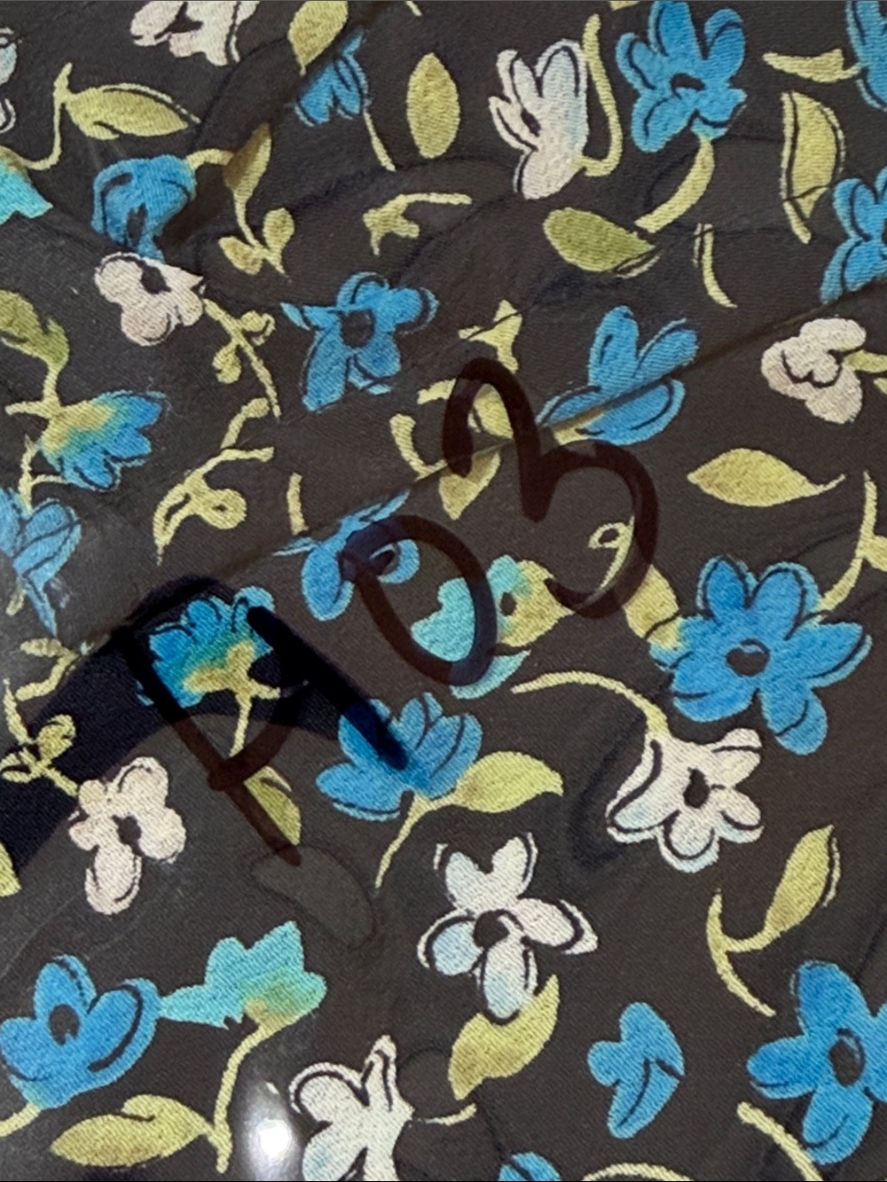 NY&CO Womens Vintage Floral MIDI Dress Size 16 Blue Retro Cottage Core Prairie - Picture 10 of 10